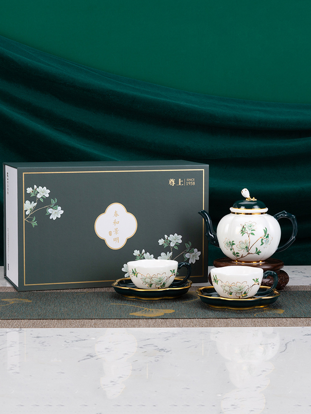 春和景明幼金枝茶具套装