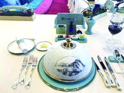 “一带一路”峰会“丝路国宴”餐瓷是“918博天娱乐官网造”